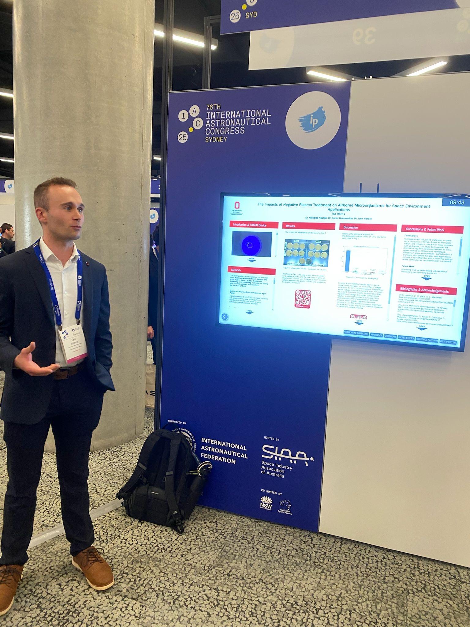 Ian Harris presenting